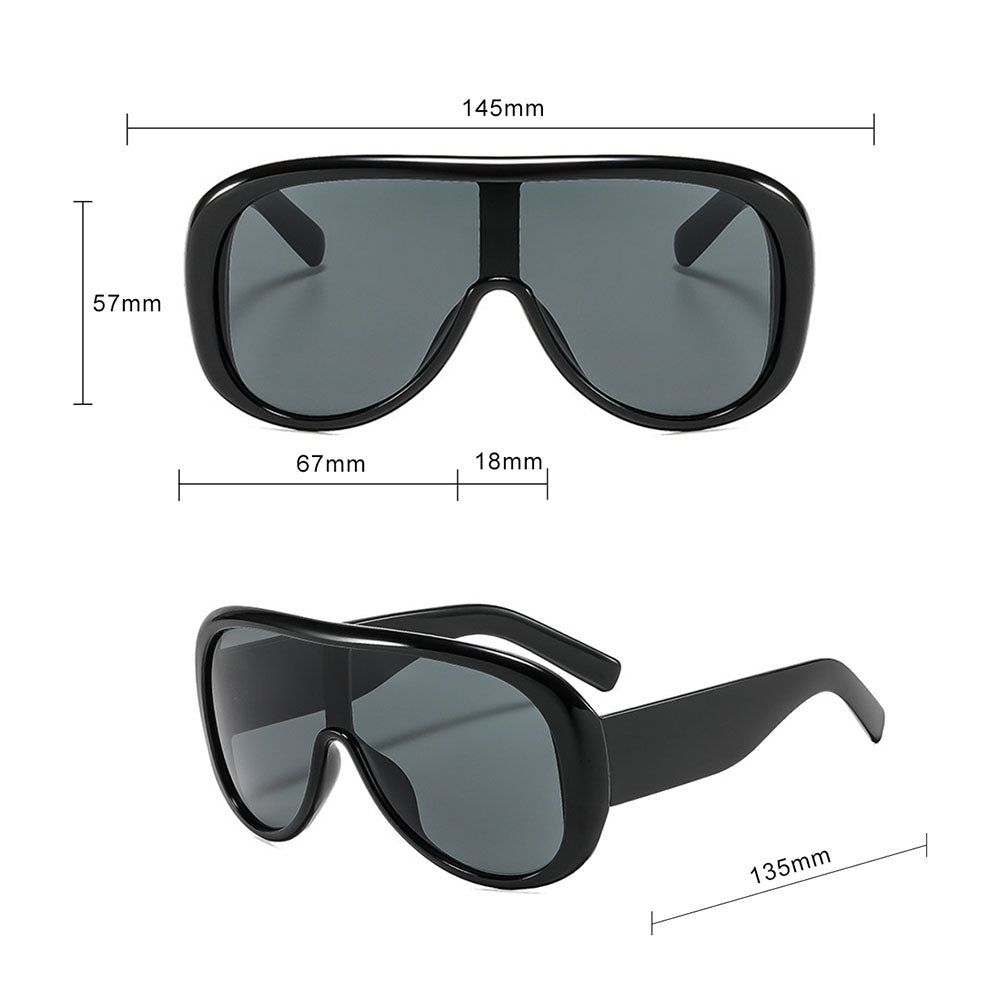 Dámske slnečné okuliare Techsuit 89337, čierne