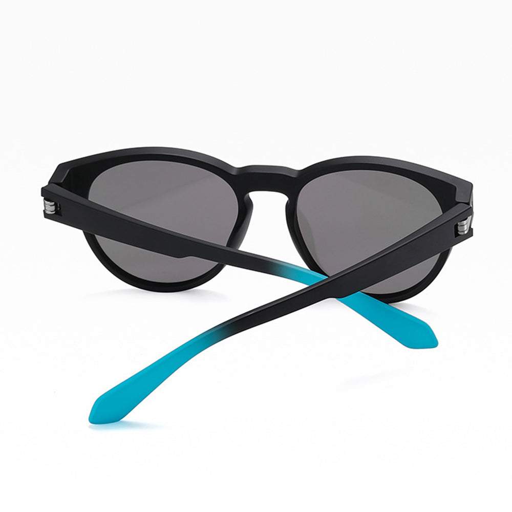 Unisex slnečné okuliare Techsuit TR7545, polarizované, UV ochrana, čierne modré zelené