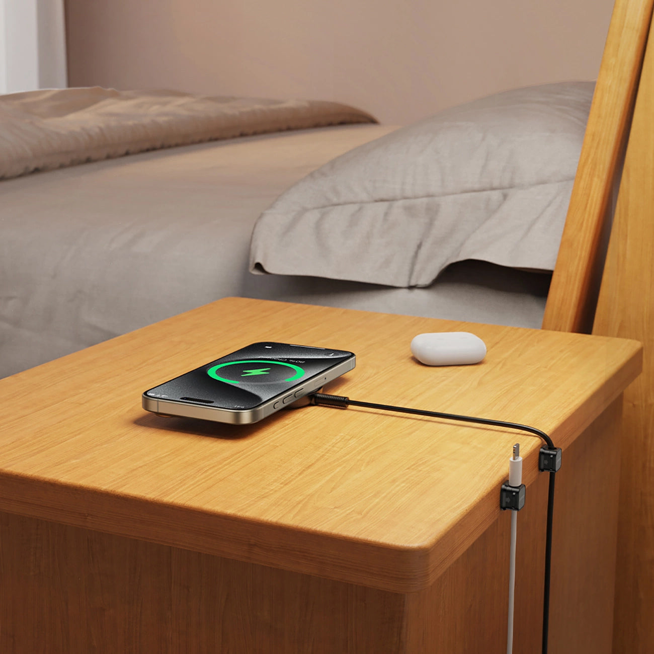 Organizátor káblov Joyroom JR-ZS368, Sada 6 kusov, Čierna