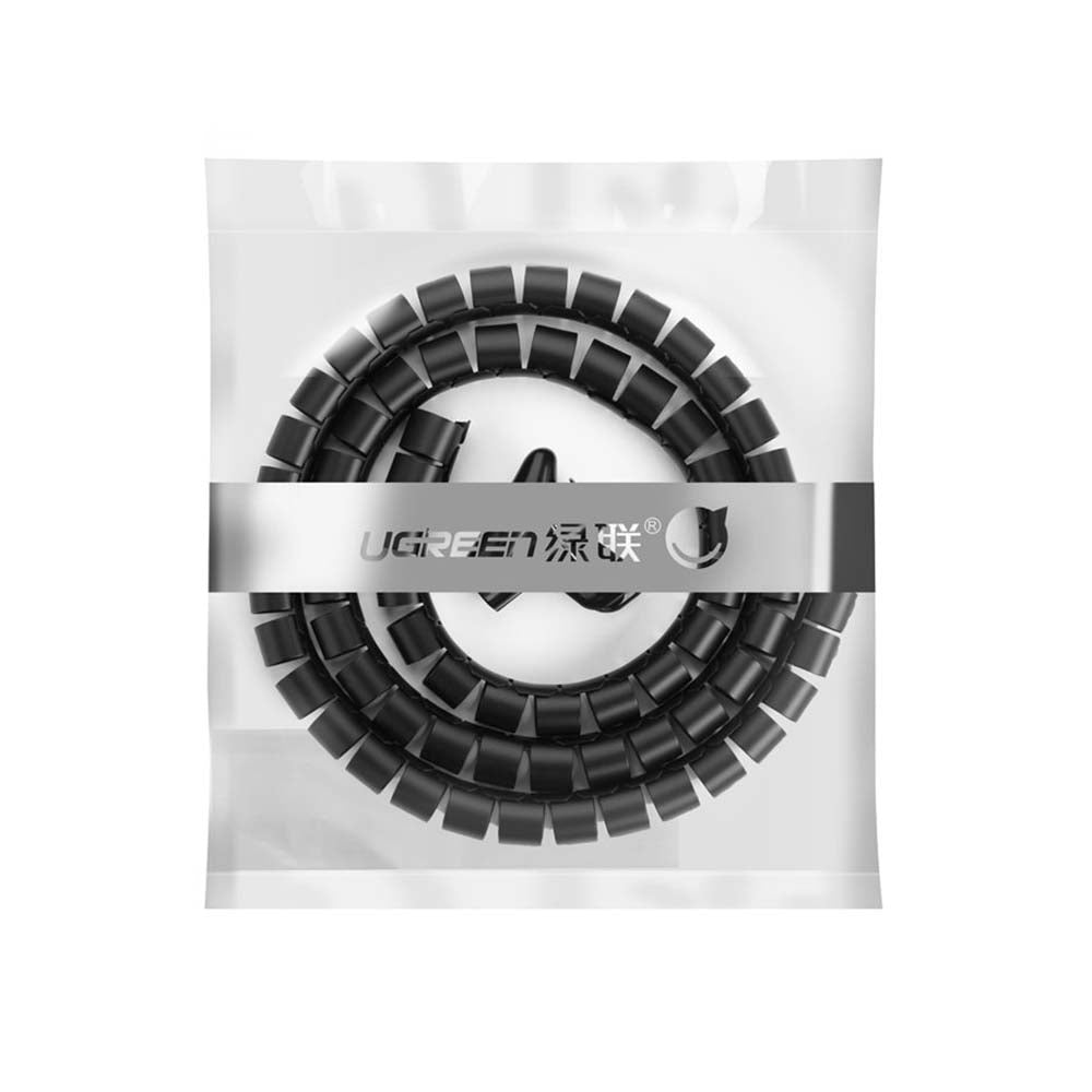 Organizátor káblov UGREEN LP121, 25mm, 1.5m, Čierny