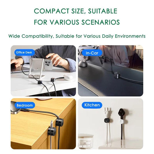 Organizátor káblov UGREEN LP886, Sada 3 kusy, Čierna