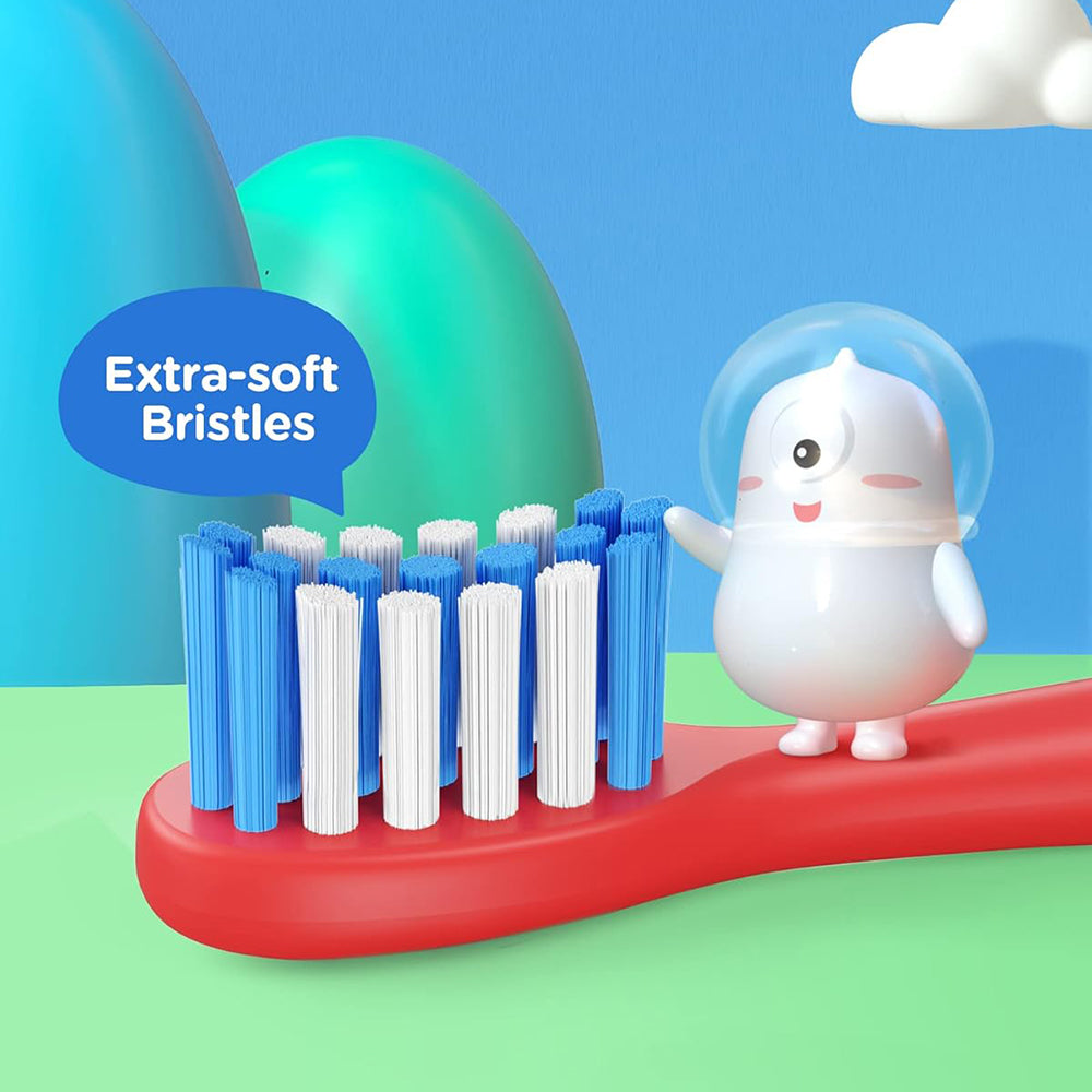 Elektrická zubná kefka Bitvae BVK7S Kids, Modro-červená