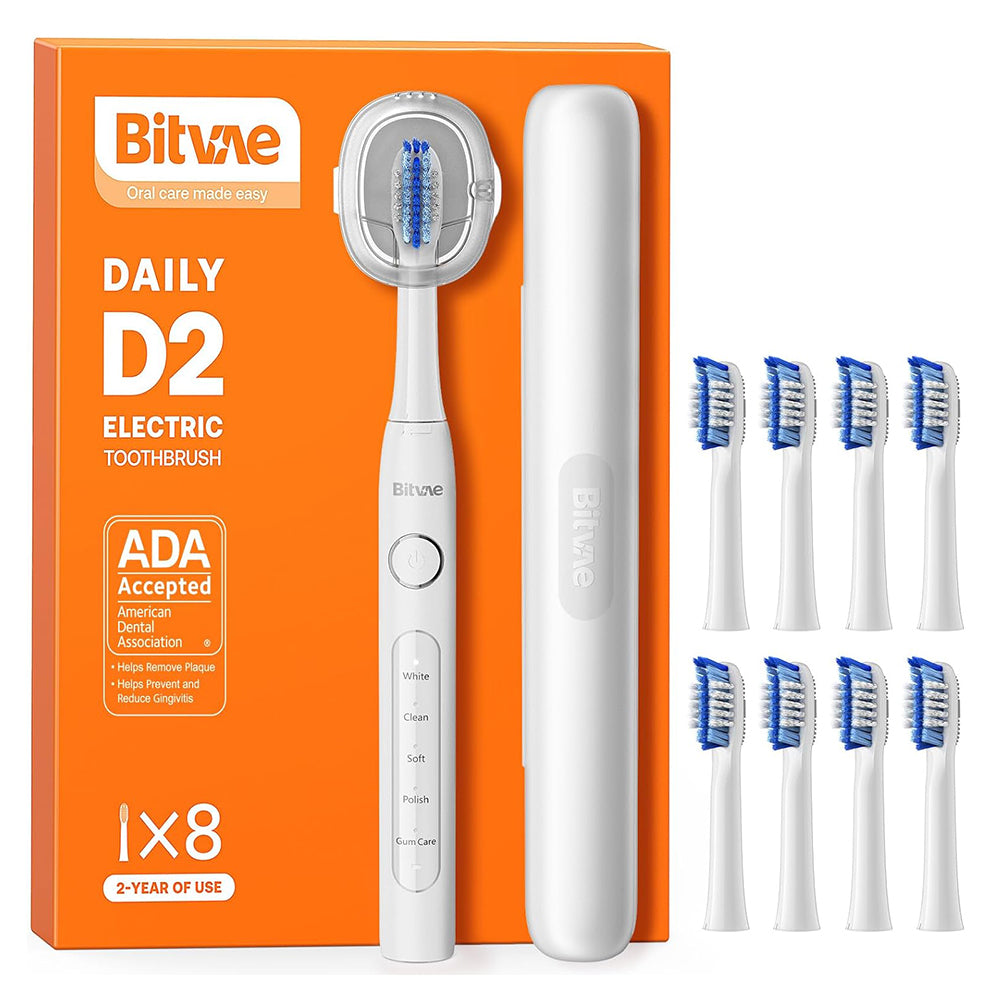 Elektrická zubná kefka Bitvae D2, biela