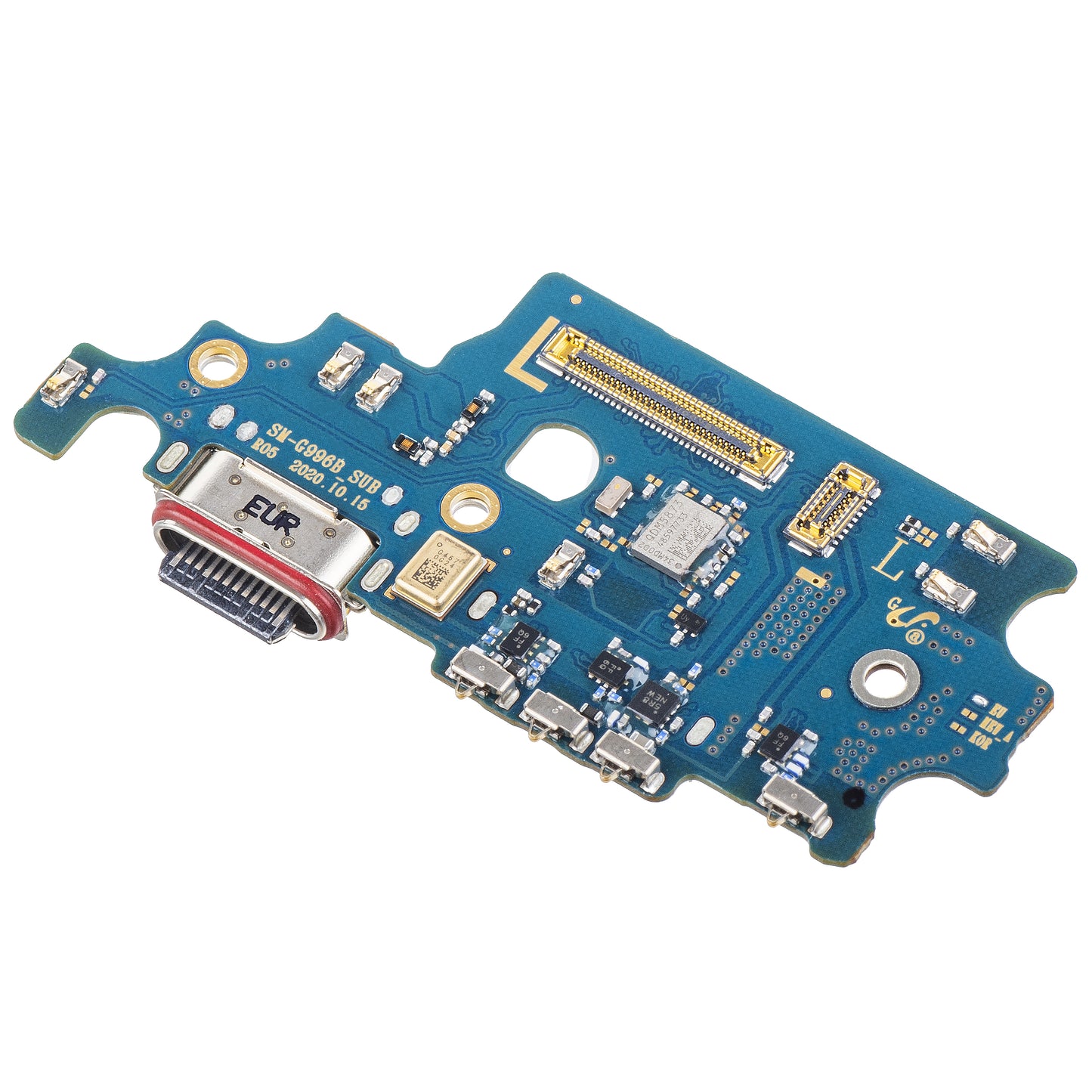 Doska s konektorom nabíjania - mikrofón - modul čítačky SIM Samsung Galaxy S21+ 5G G996