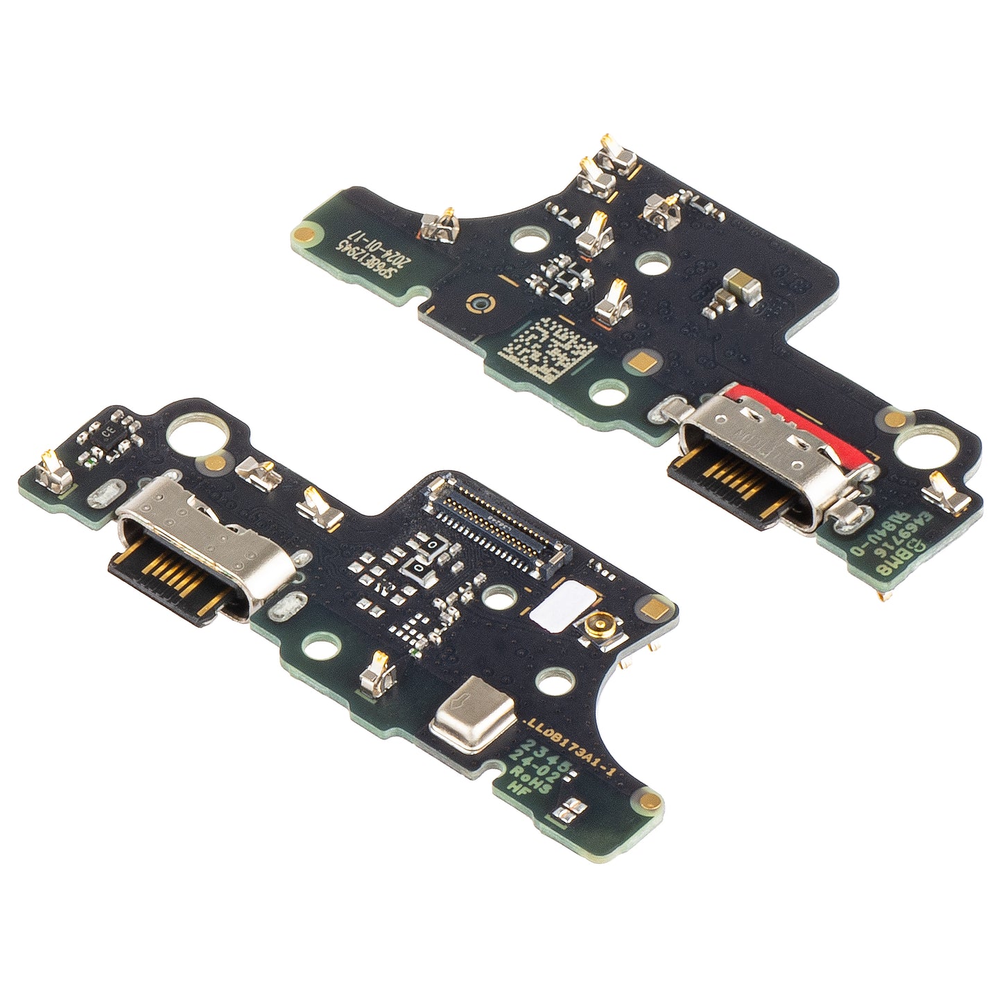 Plate with Charging Connector - Microphone Motorola Moto G04, Service Pack 5P68C23901