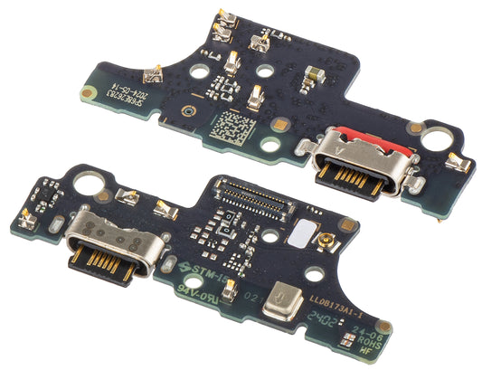 Doska s nabíjacím konektorom - mikrofón Motorola Moto E14, servisný balík 5P68C24651