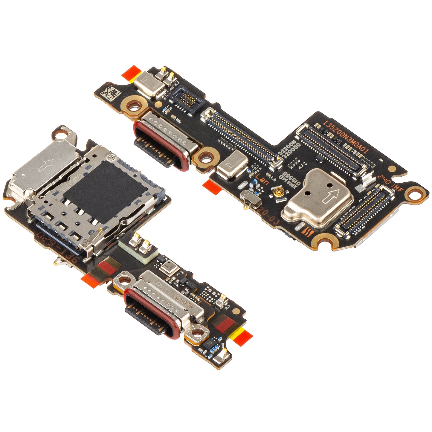 Board with Charging Connector - Microphone - SIM Reader Module Xiaomi 14, Service Pack 56000100N300