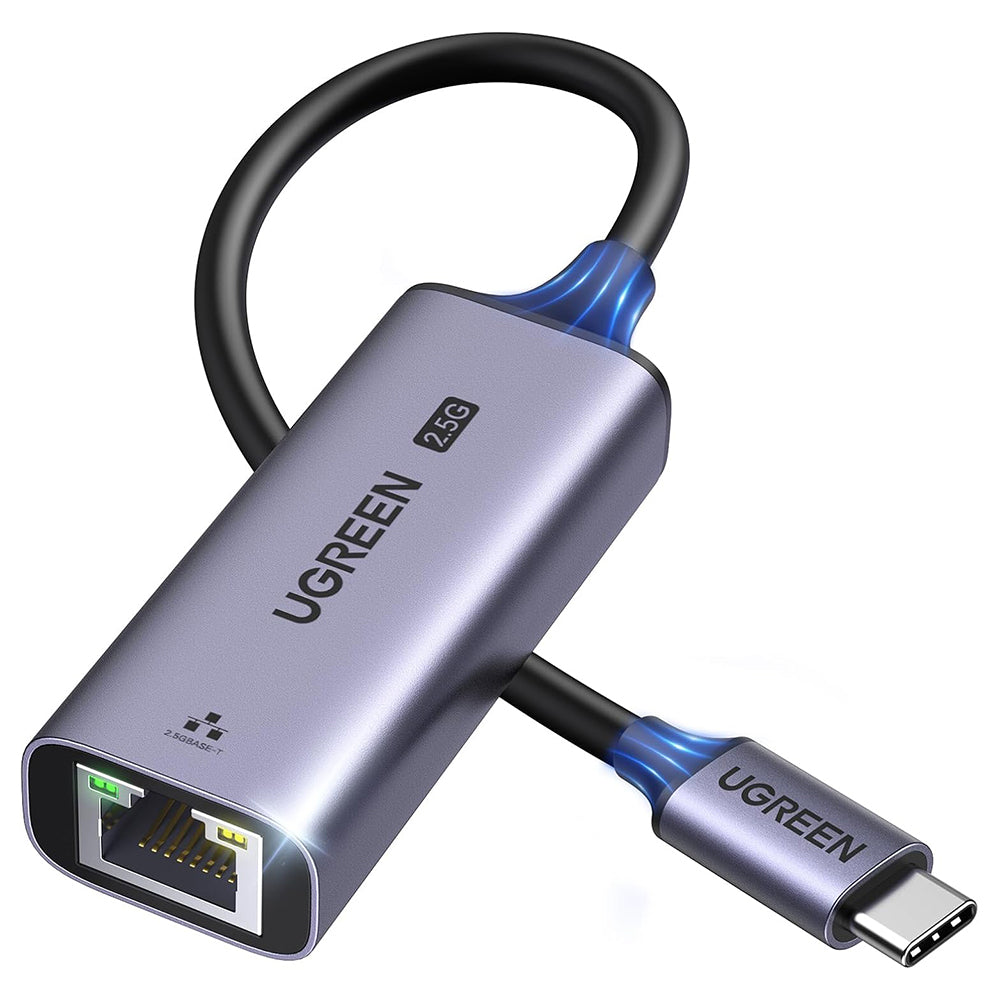 Sieťová karta UGREEN CM648 (25052), RJ45, USB-C, Sivá