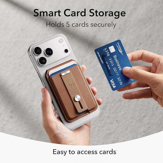 Peňaženka MagSafe, ESR, Findy my Wallet 5C, Hnedá