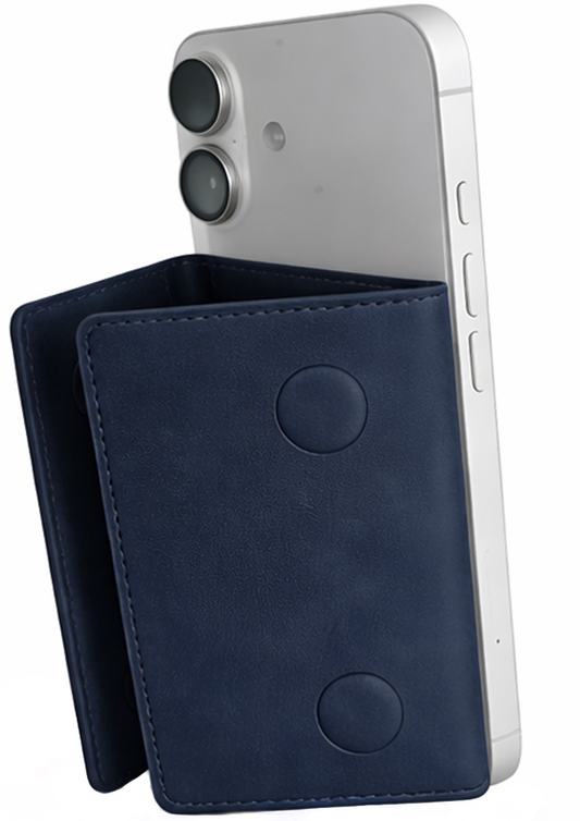 MagSafe peňaženka, OEM, Triple Wallet, Tmavomodrá
