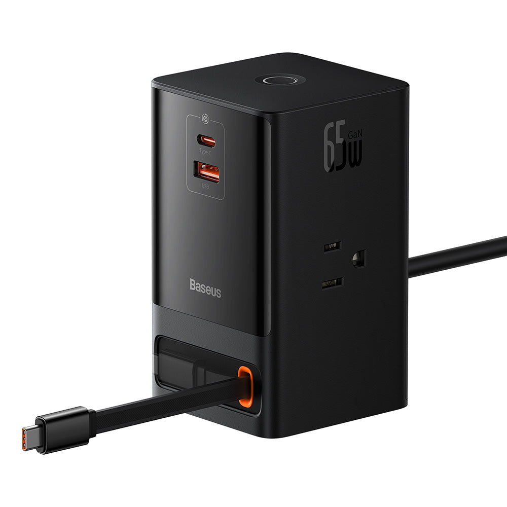 Predlžovačka Baseus PowerCombo US, 3 x Zásuvky, Čierna PSLR000101