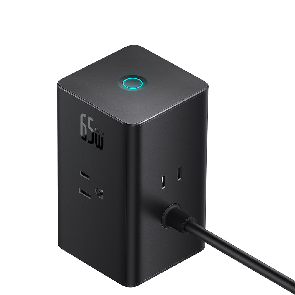 Predlžovačka Baseus PowerCombo US, 3 x Zásuvky, Čierna PSLR000101