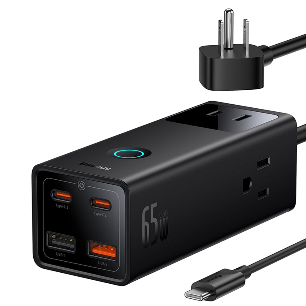 Predlžovačka Baseus PowerCombo US, 3 x Zásuvka, Čierna PSLA020101