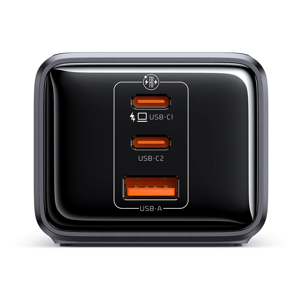 Predlžovač McDodo CH-0620, 3 x Schuko - 1 x USB-A - 2 x USB-C, čierny