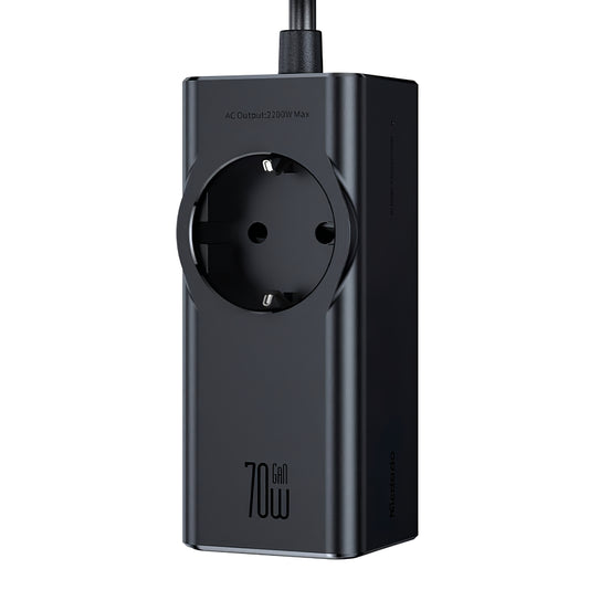 Predlžovačka McDodo CH-4620, 1 x Schuko - 1 x USB-A - 2 x USB-C, čierna