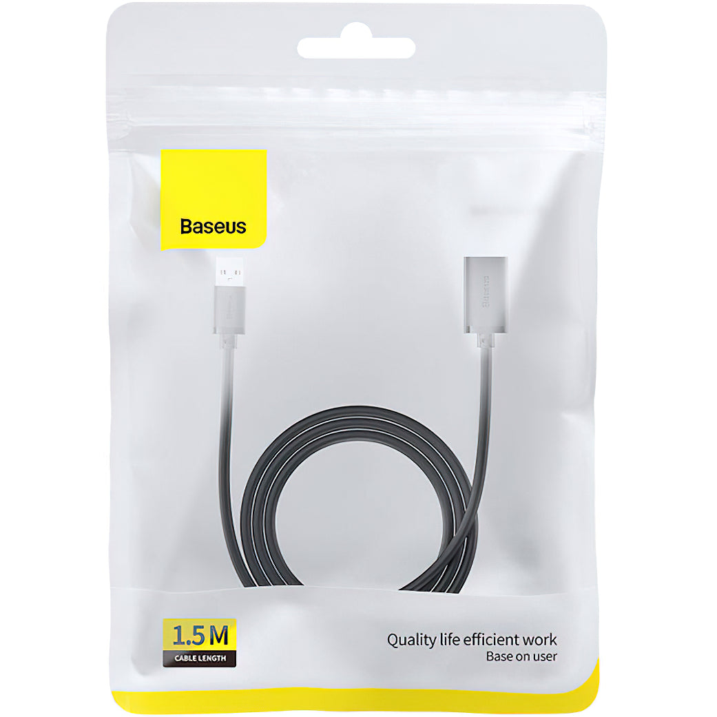 Predlžovací kábel USB 3.0 Baseus AirJoy Series, 1.5m, Čierny B00631103111-02