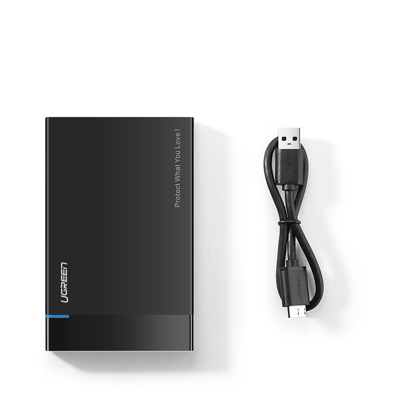 Rack UGREEN US221 pre HDD / SSD SATA 2.5inch, USB 3.2, Čierny