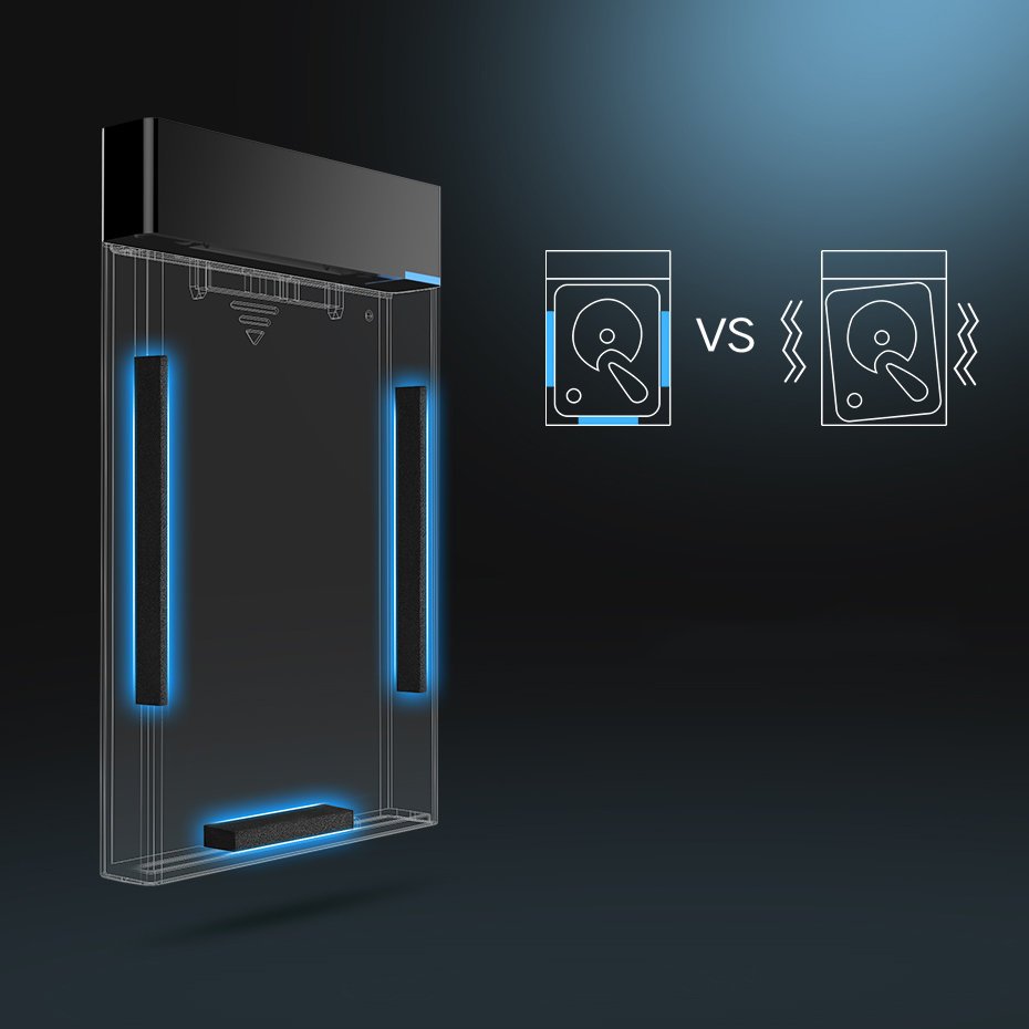 Rack UGREEN US221 pre HDD / SSD SATA 2.5inch, USB 3.2, Čierny