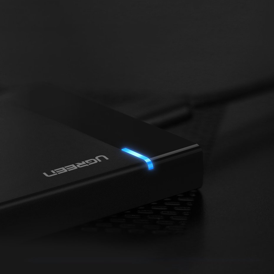 Rack UGREEN US221 pre HDD / SSD SATA 2.5inch, USB 3.2, Čierny