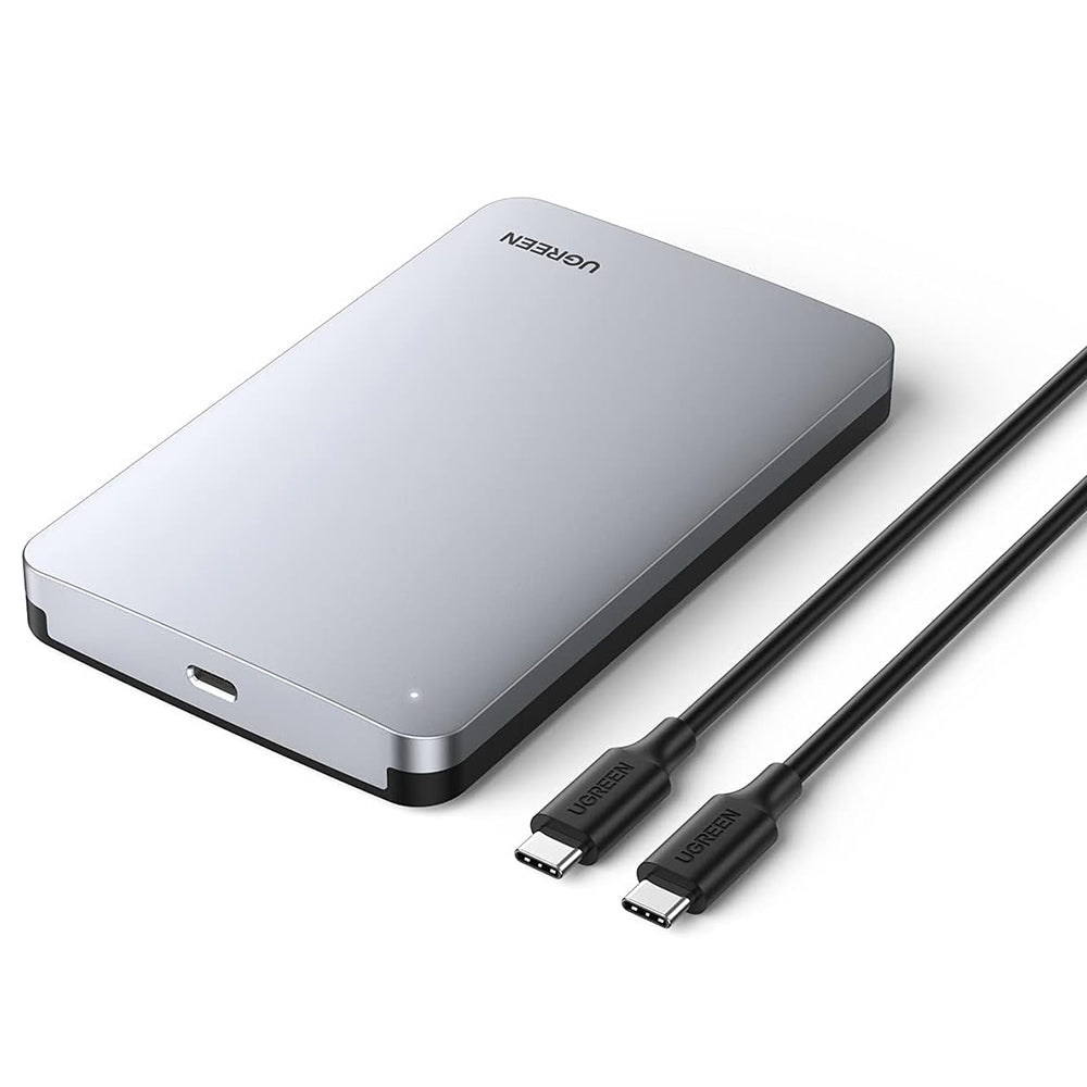 Rack UGREEN CM300 (70499) pre HDD / SSD SATA 2.5inch, USB-C, Sivý