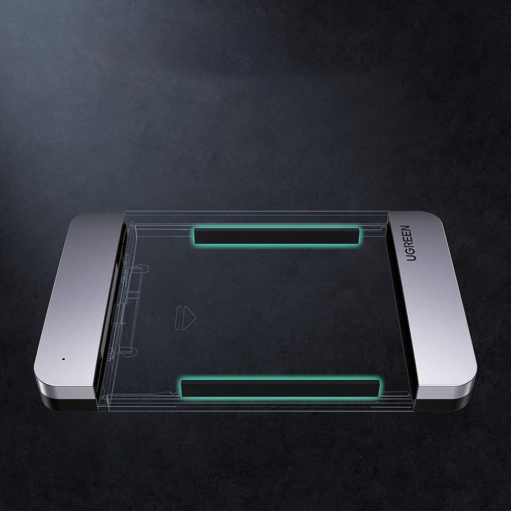 Rack UGREEN CM300 (70499) pre HDD / SSD SATA 2.5inch, USB-C, Sivý