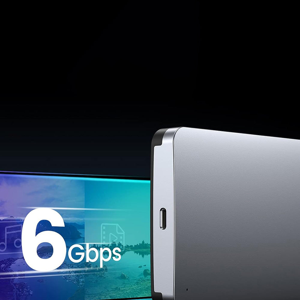 Rack UGREEN CM300 (70499) pre HDD / SSD SATA 2.5inch, USB-C, Sivý