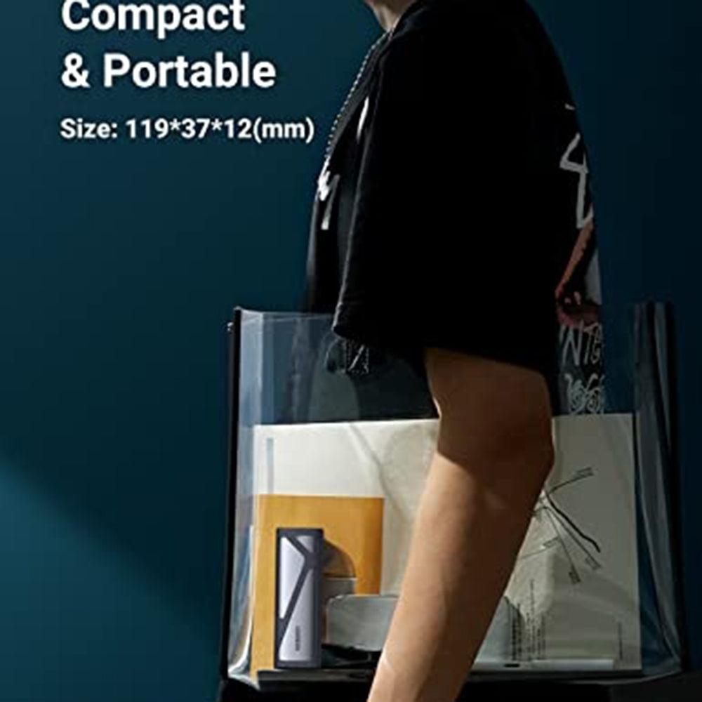 Rack UGREEN CM400 (10902) pre SSD M.2 NVMe, Sivý