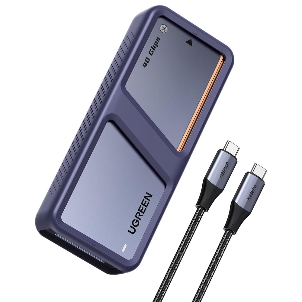 Rack UGREEN D703 (65727) pre SSD M.2 NVMe, čierny