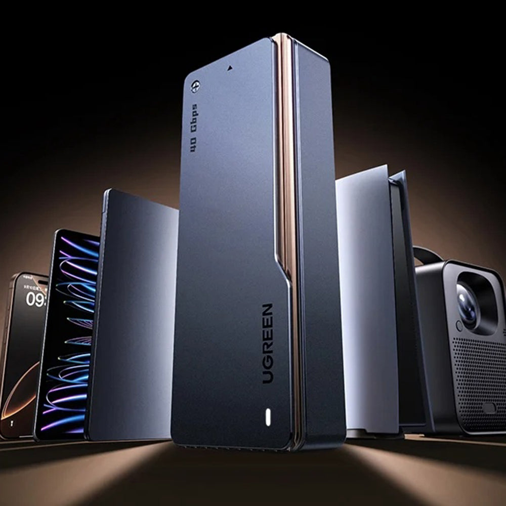 Rack UGREEN D703 (65727) pre SSD M.2 NVMe, čierny