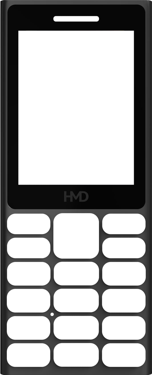 Front Cover for HMD 105 4G, Black