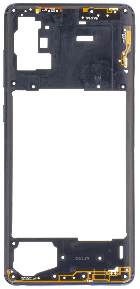 Samsung Galaxy A71 A715 Samsung Galaxy A71 polovičné puzdro, čierne (Prism Crush Black)
