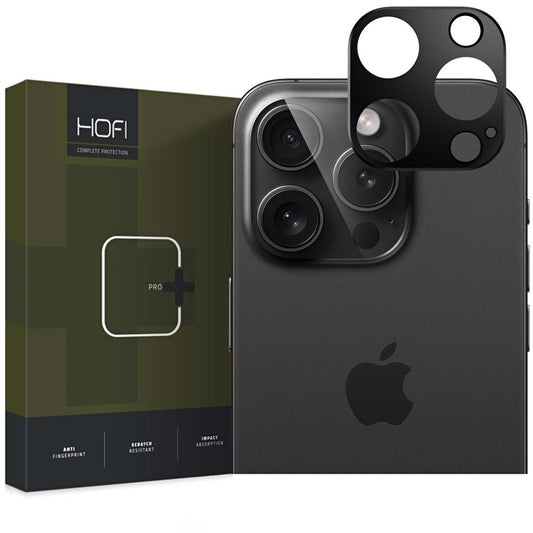 HOFI ALUCAM PRO+ Rámček na ochranu zadnej kamery pre Apple iPhone 16 Pro Max / 16 Pro, čierny