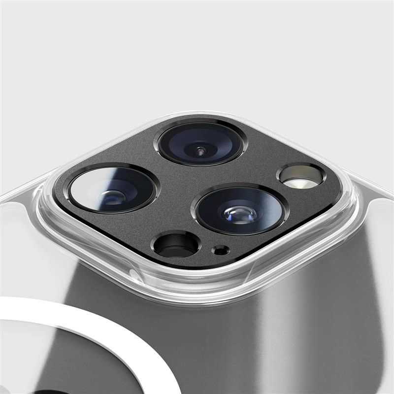 Rám ochrany zadnej kamery Tech-Protect Camalloy Fit+ pre Apple iPhone 17 Pro Max, Hliník, Námornícka modrá