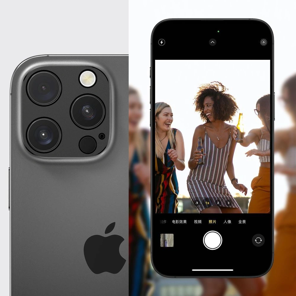 Rám ochrany zadnej kamery Tech-Protect Camalloy Fit+ pre Apple iPhone 17 Pro Max, Hliník, Námornícka modrá