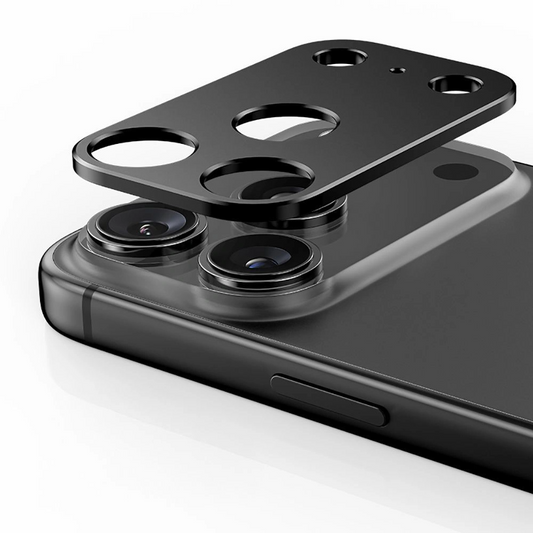 Rám ochrany zadnej kamery Tech-Protect Camalloy Fit+ pre Apple iPhone 17 Pro Max, Hliník, Oranžová