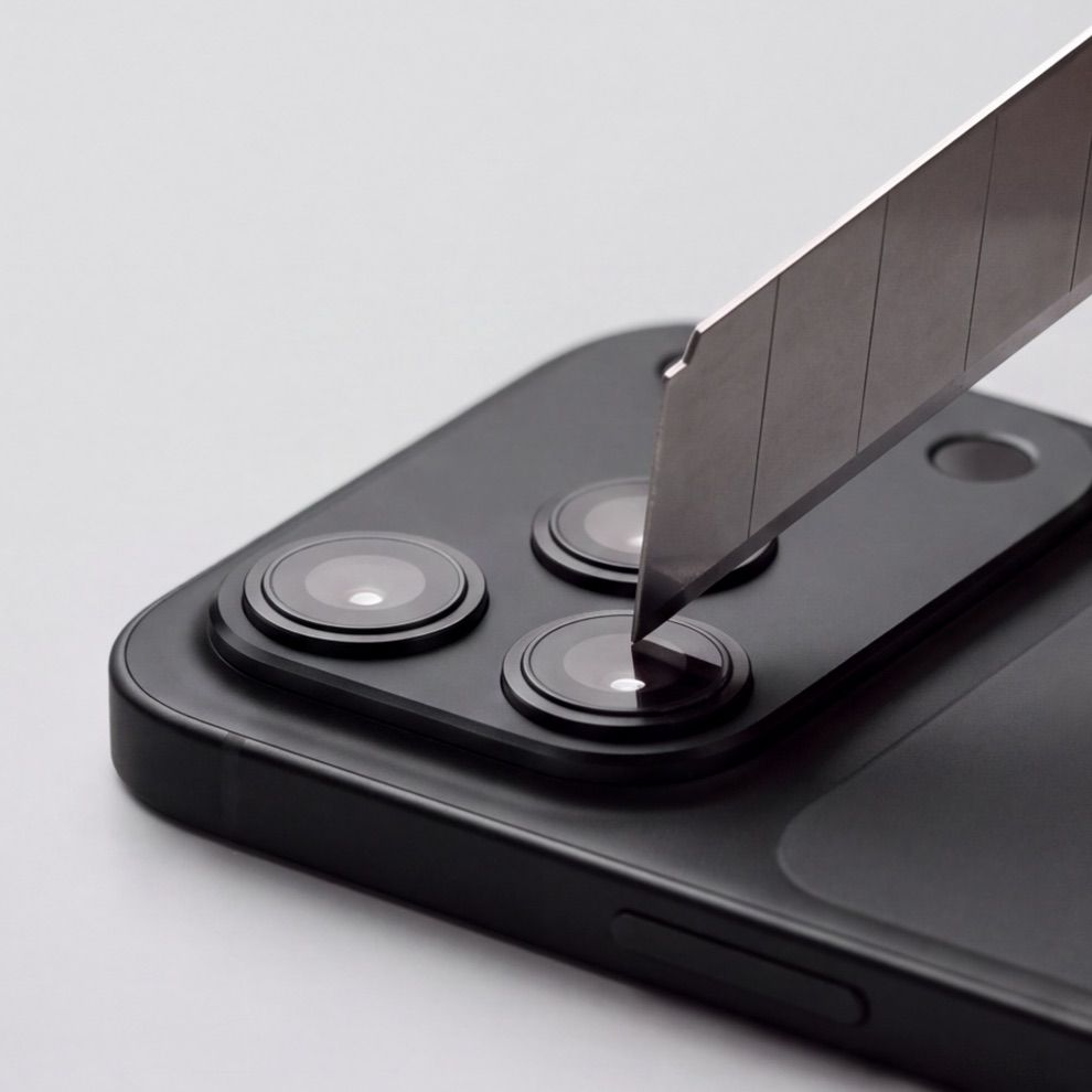 Ochranný rámik zadnej kamery Tech-Protect Camalloy Fit+ pre Apple iPhone 18 Pro, hliník, čierna