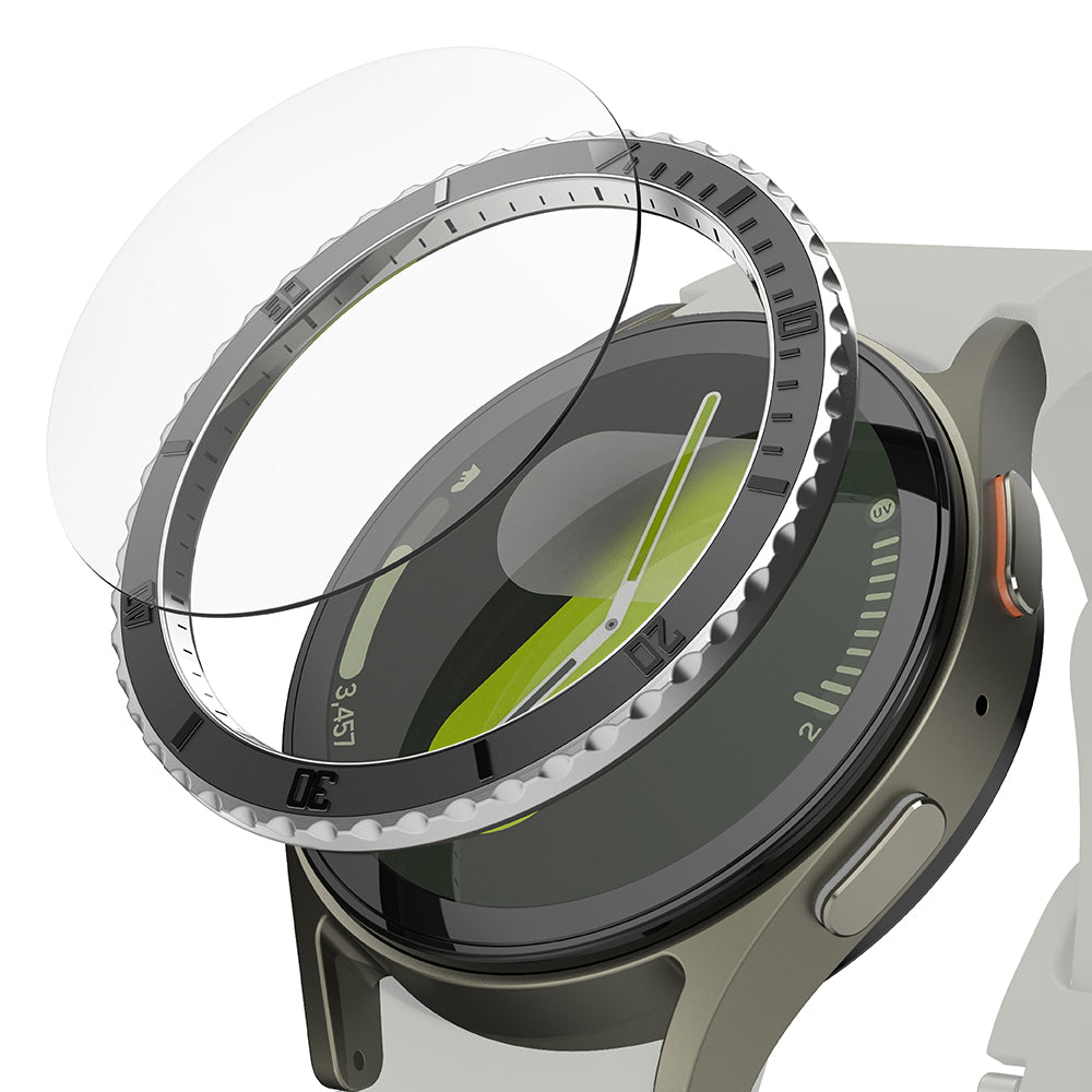 Rám Ochrany Ringke Premium Styling pre Samsung Galaxy Watch7 40mm, Model 3, Čierna