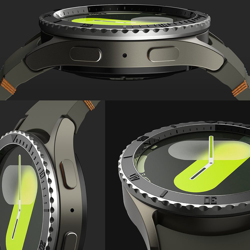 Rám Ochrany Ringke Premium Styling pre Samsung Galaxy Watch7 40mm, Model 3, Čierna