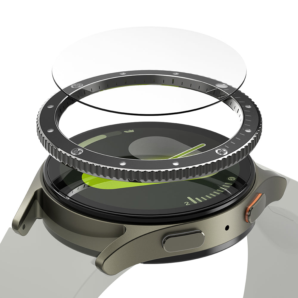 Rám Ochrany Ringke Premium Styling pre Samsung Galaxy Watch7 44mm, Model 2, Čierna
