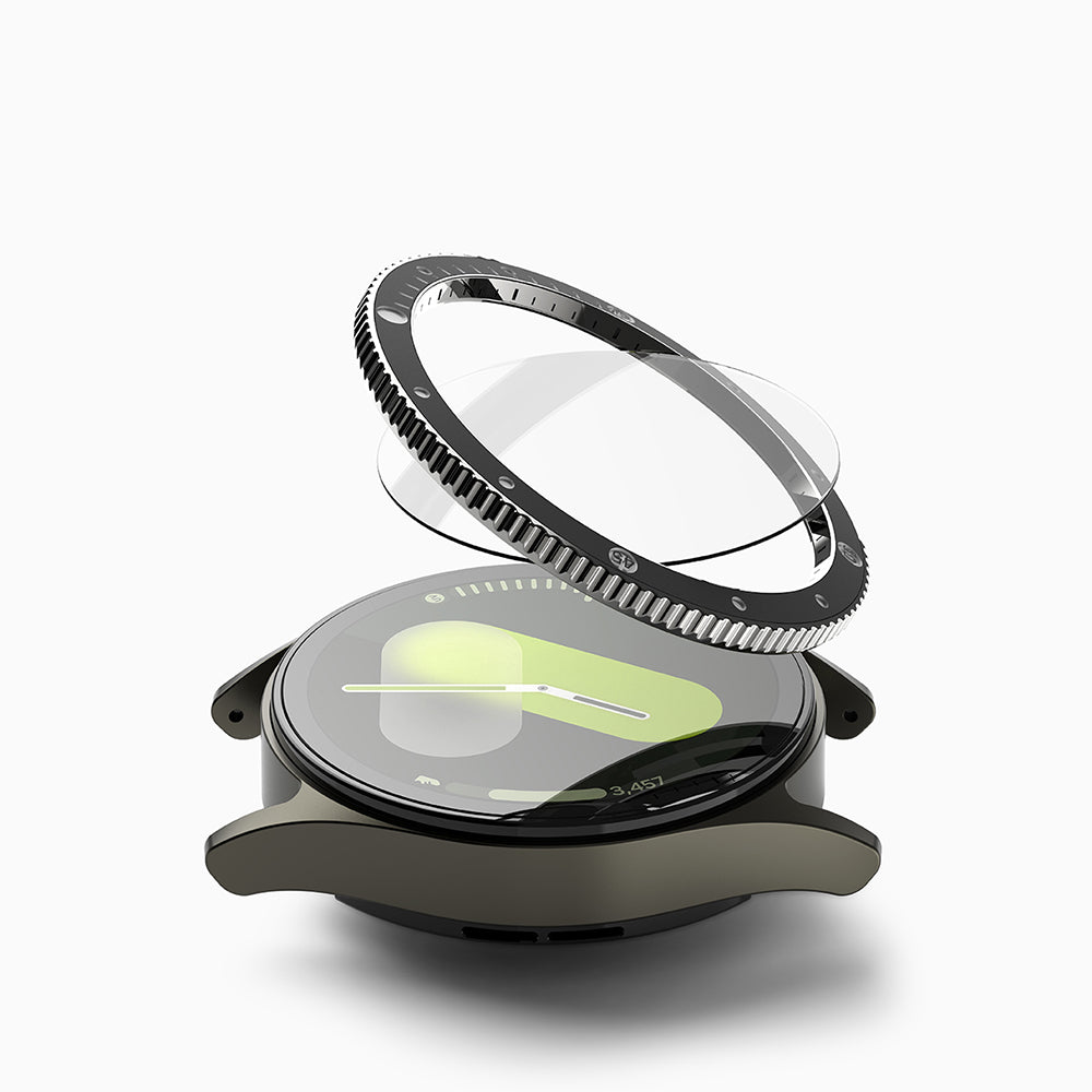 Rám Ochrany Ringke Premium Styling pre Samsung Galaxy Watch7 44mm, Model 2, Čierna