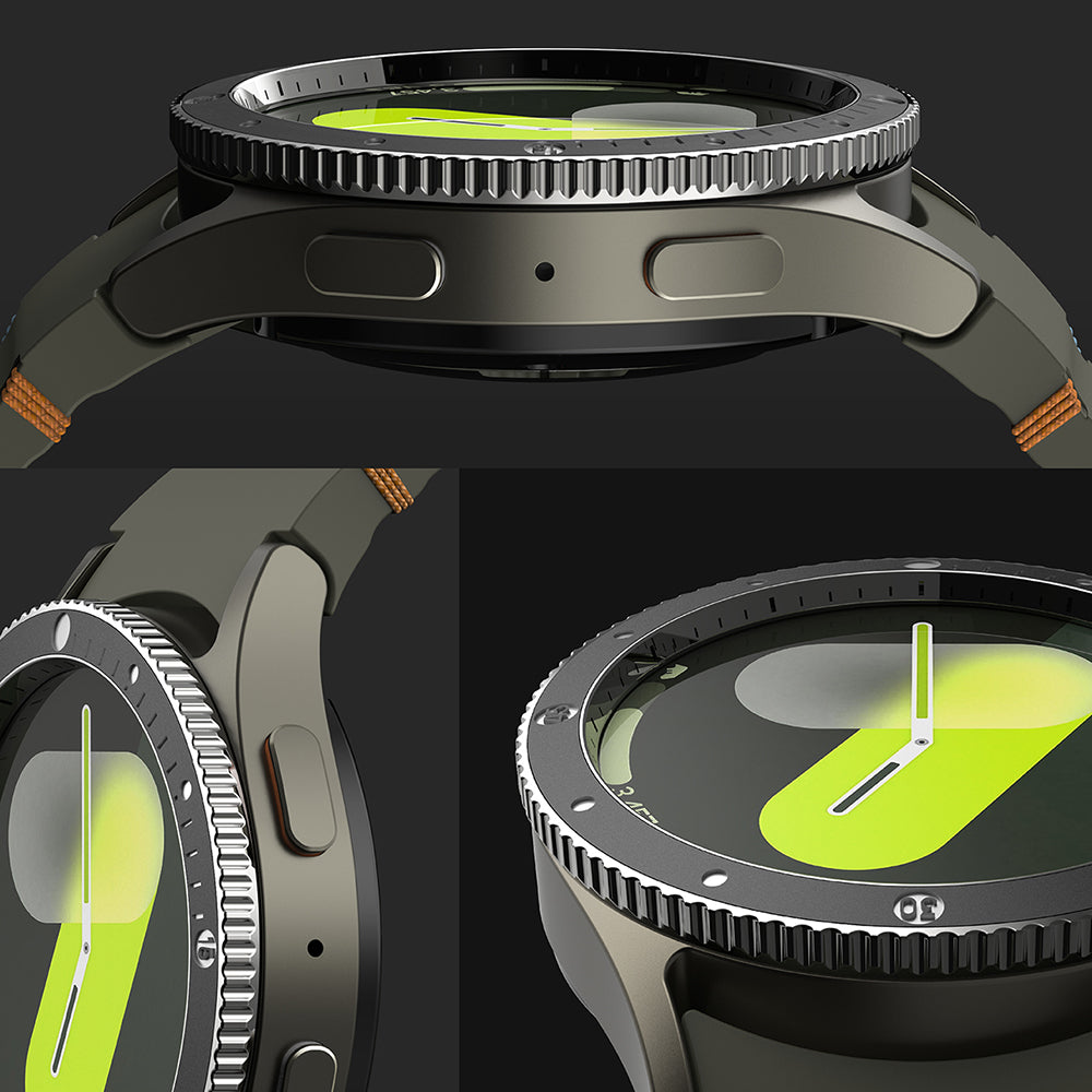Rám Ochrany Ringke Premium Styling pre Samsung Galaxy Watch7 44mm, Model 2, Čierna