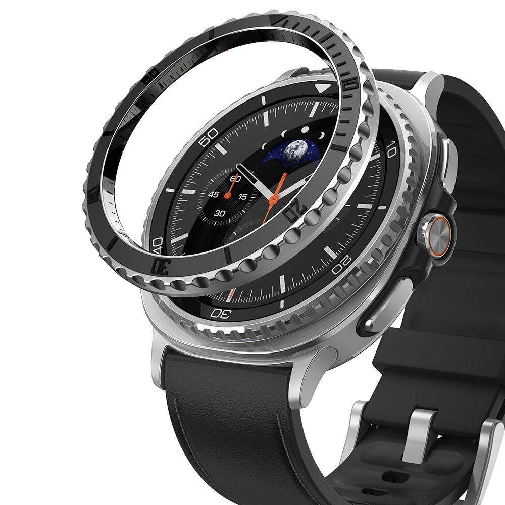 Rám Ochrana Ringke Premium Styling pre Samsung Galaxy Watch8 Classic, Čierna