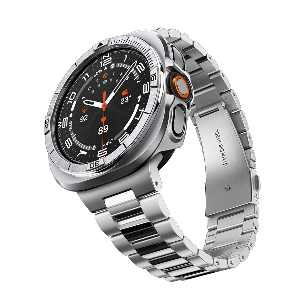 Ochranný rám Spigen Tune Pro Pilot pre Samsung Galaxy Watch Ultra2, strieborný ACS11618