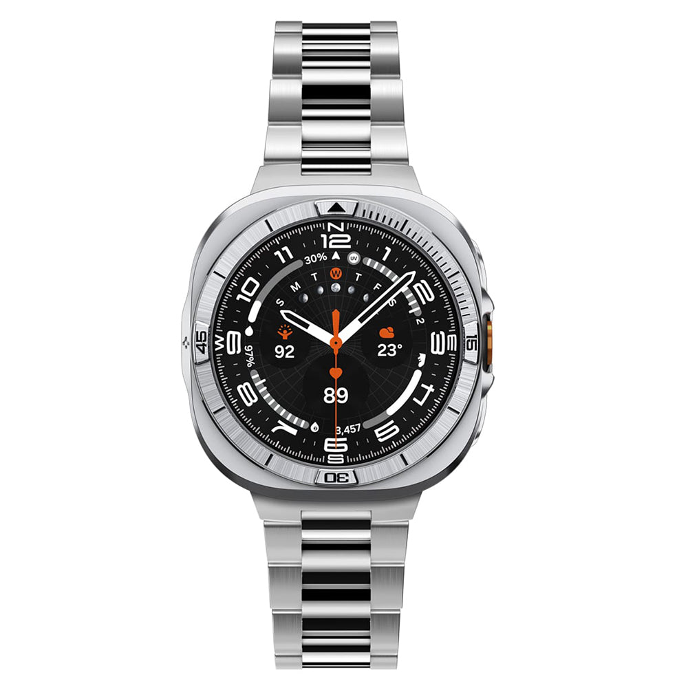 Ochranný rám Spigen Tune Pro Pilot pre Samsung Galaxy Watch Ultra2, strieborný ACS11618