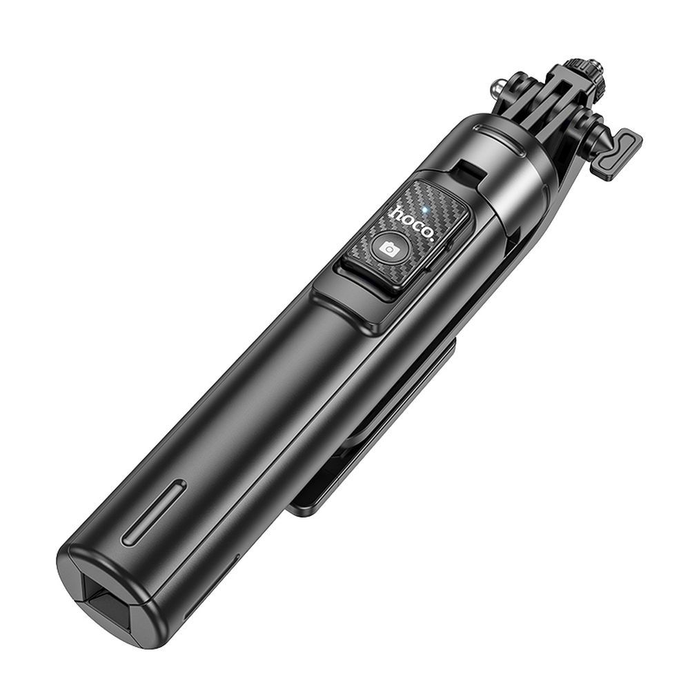HOCO K21 Bluetooth selfie tyč, univerzálna, čierna