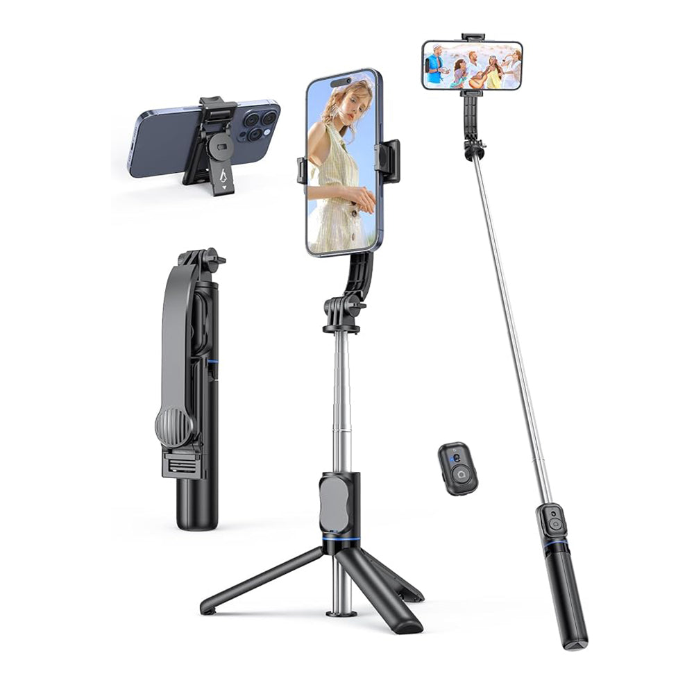 Selfie Stick Bluetooth Techsuit C01, Univerzálny, Čierny