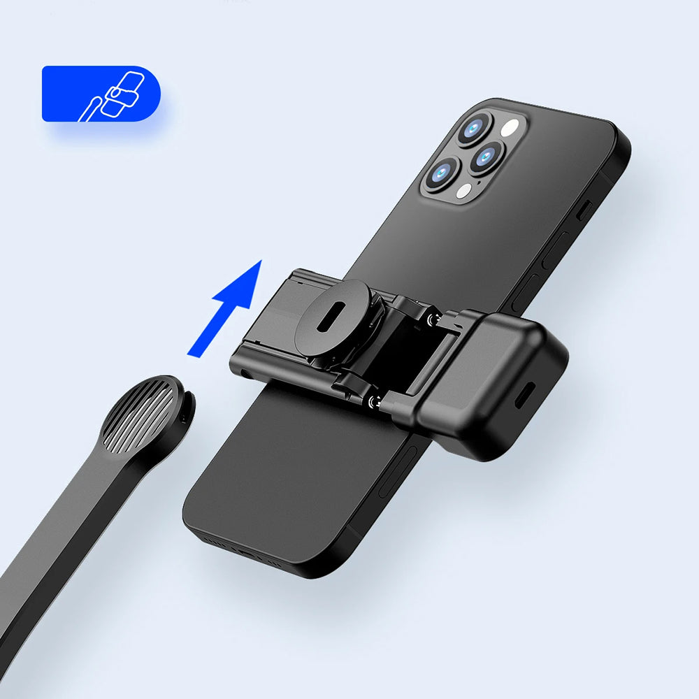 Selfie Stick Bluetooth Techsuit C01s, Univerzálny, Čierny