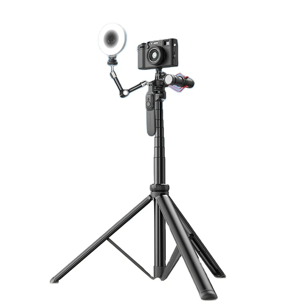 Selfie Stick Bluetooth Techsuit C05, Univerzálny, Čierny