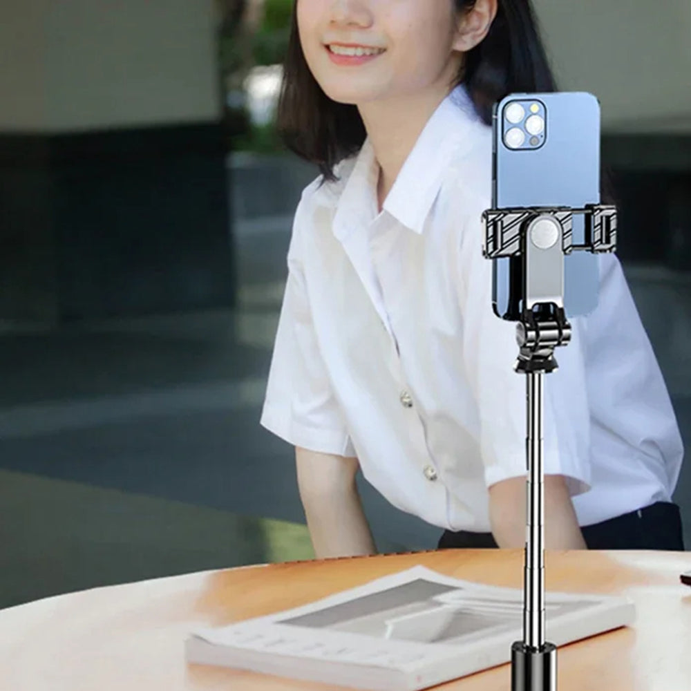 Selfie Stick Bluetooth Techsuit K03, Univerzálny, Čierny