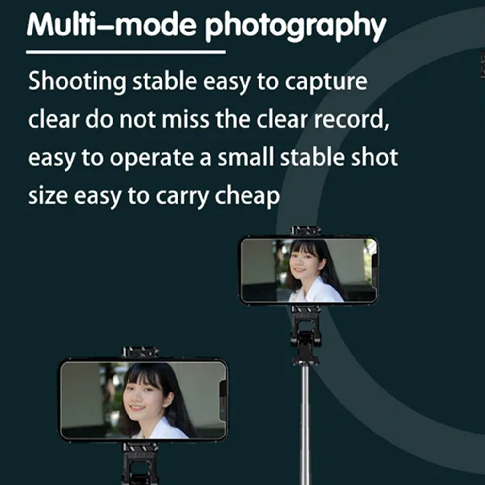 Selfie Stick Bluetooth Techsuit K03, Univerzálny, Čierny